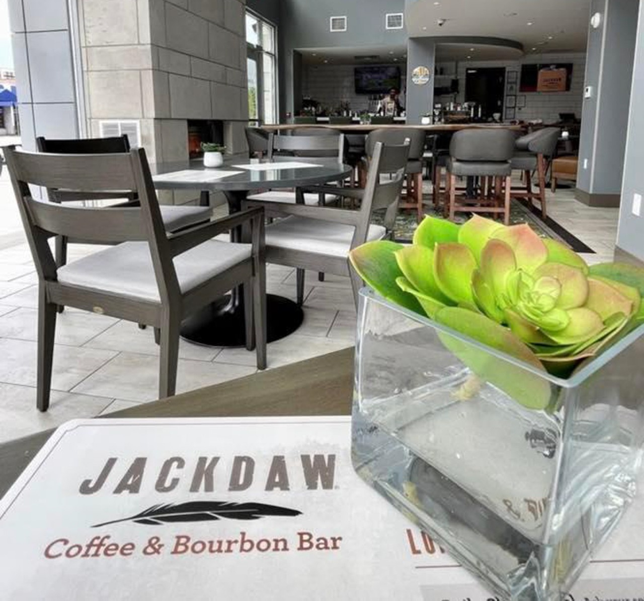  Jackdaw Coffee & Bourbon Bar  
120 S. Floyd St. (inside the Cambria Hotel) 
Though not a traditional Irish venue in the same sense as other venues on this list, Jackdaw (whose name comes from a bird commonly found in Ireland) serves Irish soda bread, &#147;Irish nachos,&#148; and corned beef sandwiches.