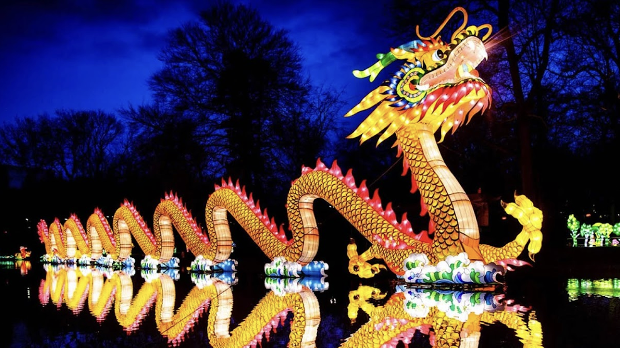 Wild Lights at Louisville Zoo Saturday, March 23-May 19
The popular lantern festival is back and brighter than ever. See nature come to life with interactive moving displays and explore ancient Chinese myths and legends. This year features all-new illuminated archways and larger-than-life displays. Tickets start at $16.