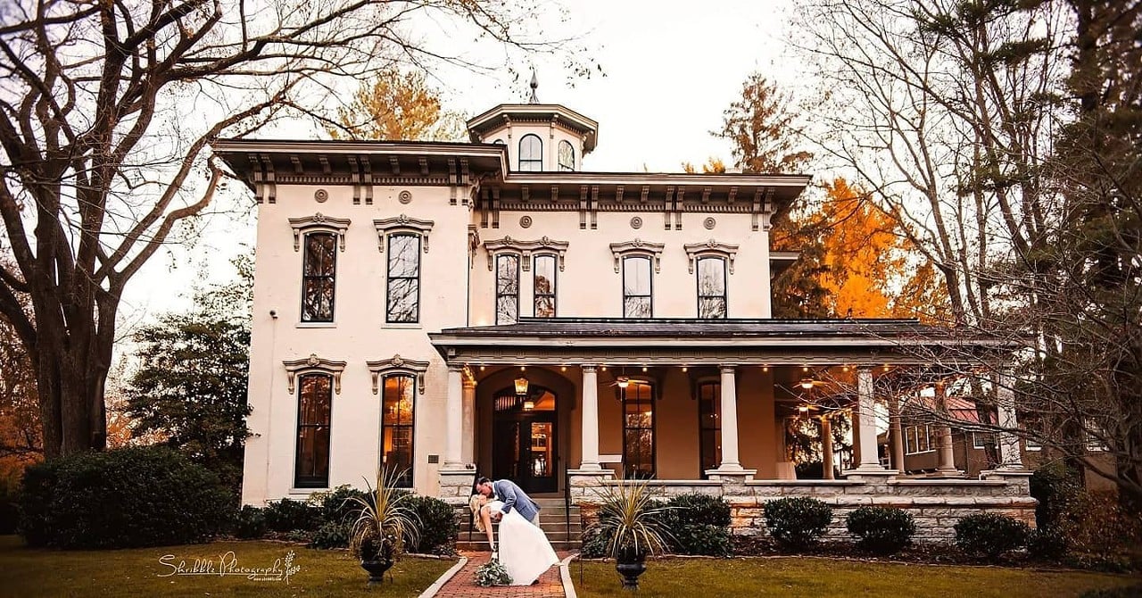 Take a walk on cobblestone at Peterson-Dumesnil House
301 S. Peterson Ave. 
Sitting next to the infamous cobblestone drive up Peterson Hill, the Peterson Dumesnil house makes the perfect backdrop for fall, rainy day photos for the ‘Gram. The cobblestone walkway is not for your heels but toss on your galoshes and enjoy a nice relaxing walk around the area.