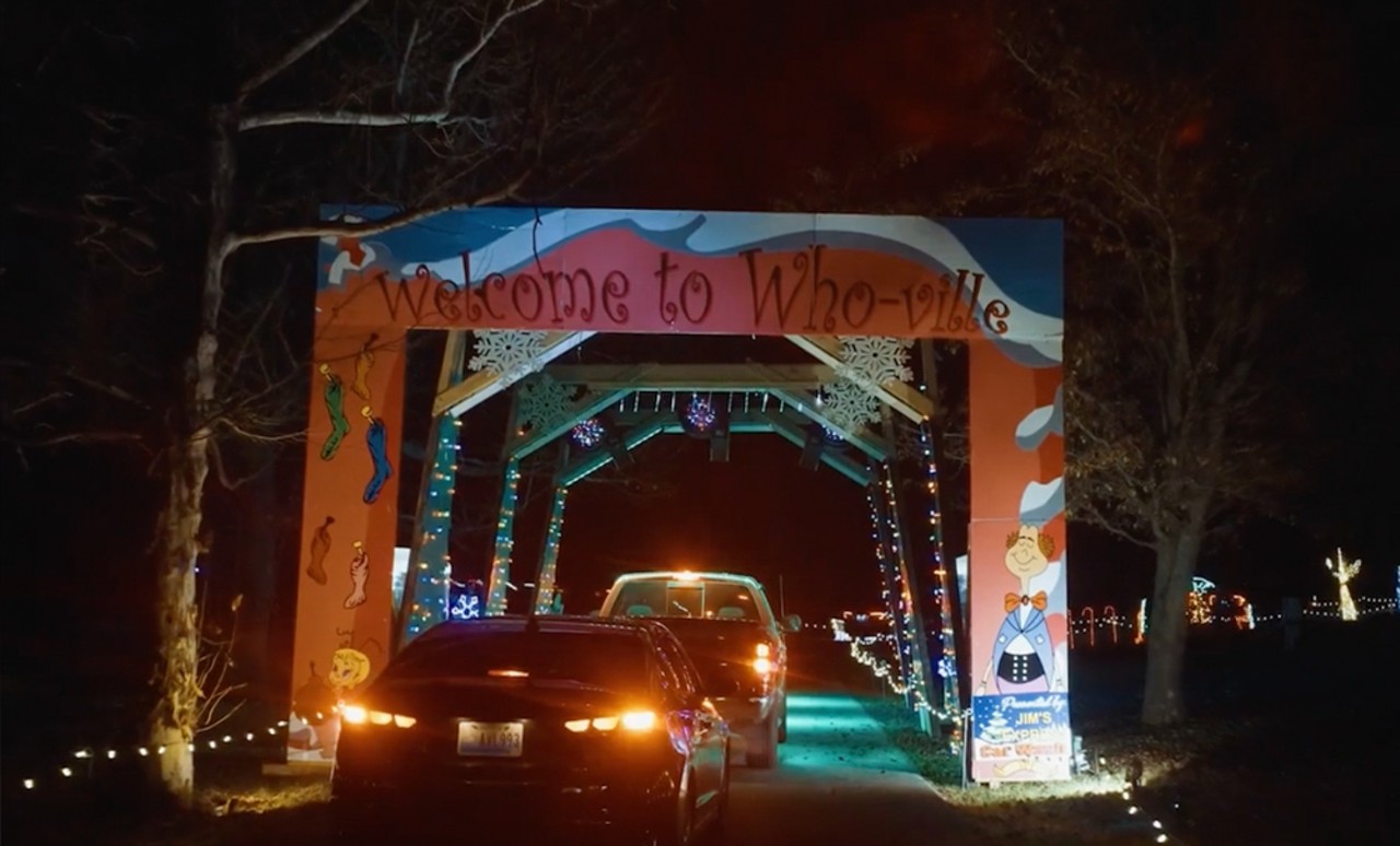  Christmas in the Park 
Freeman Lake Park, Blue Heron Way, Elizabethtown
Nov. 22-Jan. 1, 6-11 p.m. 
You can drive through this gigantic display of Christmas lights, which is free and reportedly draws over 80,000 guests each year.
Photo from video screenshot via facebook.com/TourEtown