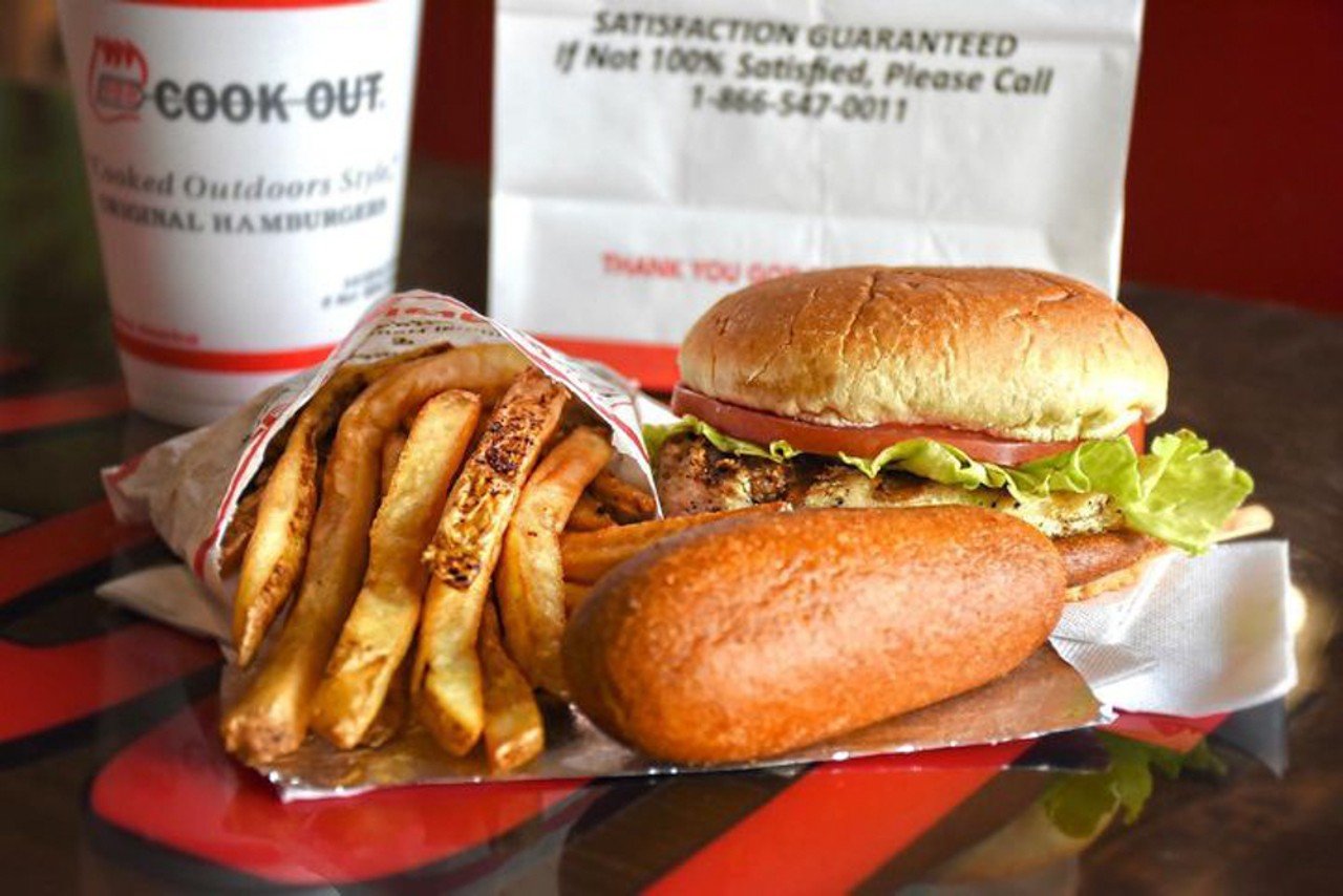 Cook Out 
Nearest location to Louisville: Frankfort
We very, very narrowly lost a Twitter poll in April to determine what city would get a new Cook Out location. Tallahassee beat us by a slim margin, but the message was clear: Louisville wants this restaurant. It serves all kinds of barbecue staples, plus milkshakes.
Photo via cookout/Instagram