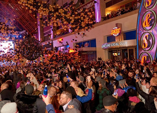  NYE Live! New Year's Eve Louisville 
     411 S. Fourth St. 
     Opens at 8 p.m.
     $80+ 
     The closest thing Louisville has to a Times Square experience. 
    Photo via facebook.com/4thstlive