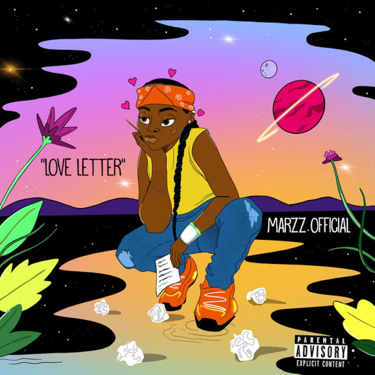 Marzz
Love Letter
Louisville artist Marzz released her EP Love Letterz in the spring of this year, and the two tracks she was most confident would pop were &#147;Cleopatra&#148; and &#147;Countless Times.&#148; But there is a sleeper hit on the album called &#147;Love Letter,&#148; which she recorded five years prior at the age of 16. The song began with a beat she found on YouTube and was recorded in her uncle&#146;s home studio &#151; Marzz&#146;s first time ever in the booth. She explained the delay in releasing the record: &#147;Because that was, like, my first song that I ever wrote, I didn&#146;t really think people would connect to it, but honestly they do.&#148; And how do listeners connect? &#147;They DM me a lot. One lady wrote that she listened to &#145;Love Letter&#146; over and over when she was going through some traumatic relationship things, and it helped her love herself and grow.&#148; &#151;Sarah Kinbar 
Listen on Spotify