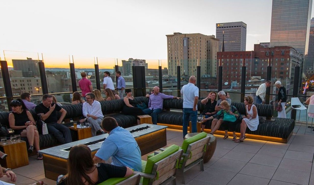 8UP Elevated Drinkery and Kitchen350 W. Chestnut St.This Rooftop Patio is great in all seasons. With fireplaces,&#148;IgLous&#148; in chilly weather, a killer city view, 8UP is for sure a favorite spring and summer spot. It's a perfect stop before a show at the Mercury Ballroom or the Louisville Palace.
