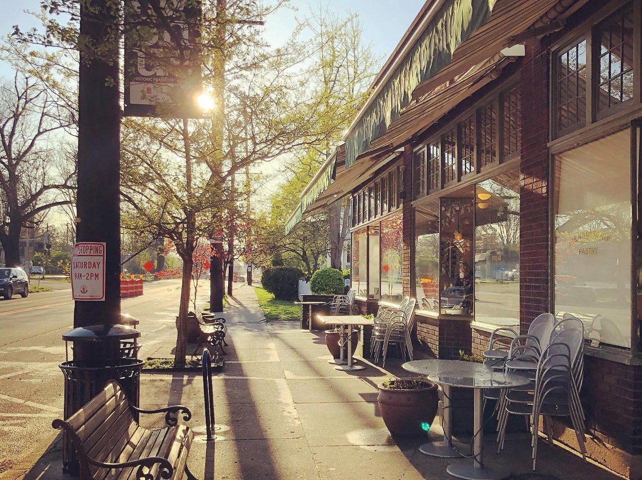 Blue Dog Bakery & Cafe2868 Frankfort Ave.Enjoy fresh baked bread on the European-style patio while you people along Frankfort Avenue.