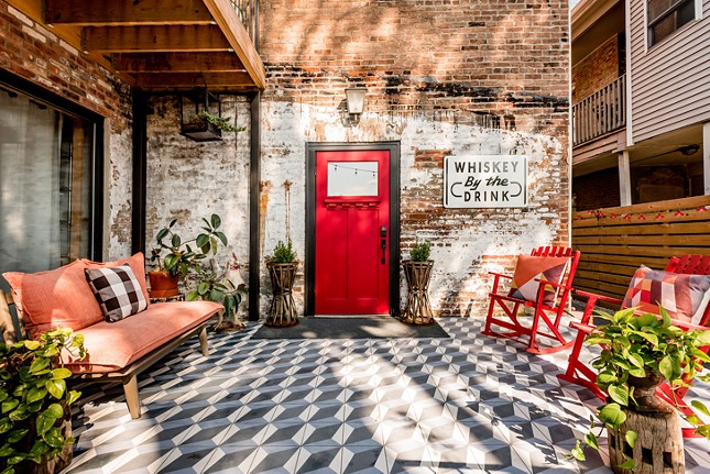 A Restored 175-Year-Old-Church
     Entire Rental Unit | Starting at $326/night | Hosts 6 Guests 
    &#147;With streaming light and soaring ceilings, this renovation of an antebellum church features a stunning collection of eclectic items. Sit on the hanging chair near intriguing artwork, notice the bold feature walls, and relax in the sunny courtyard.&#148;