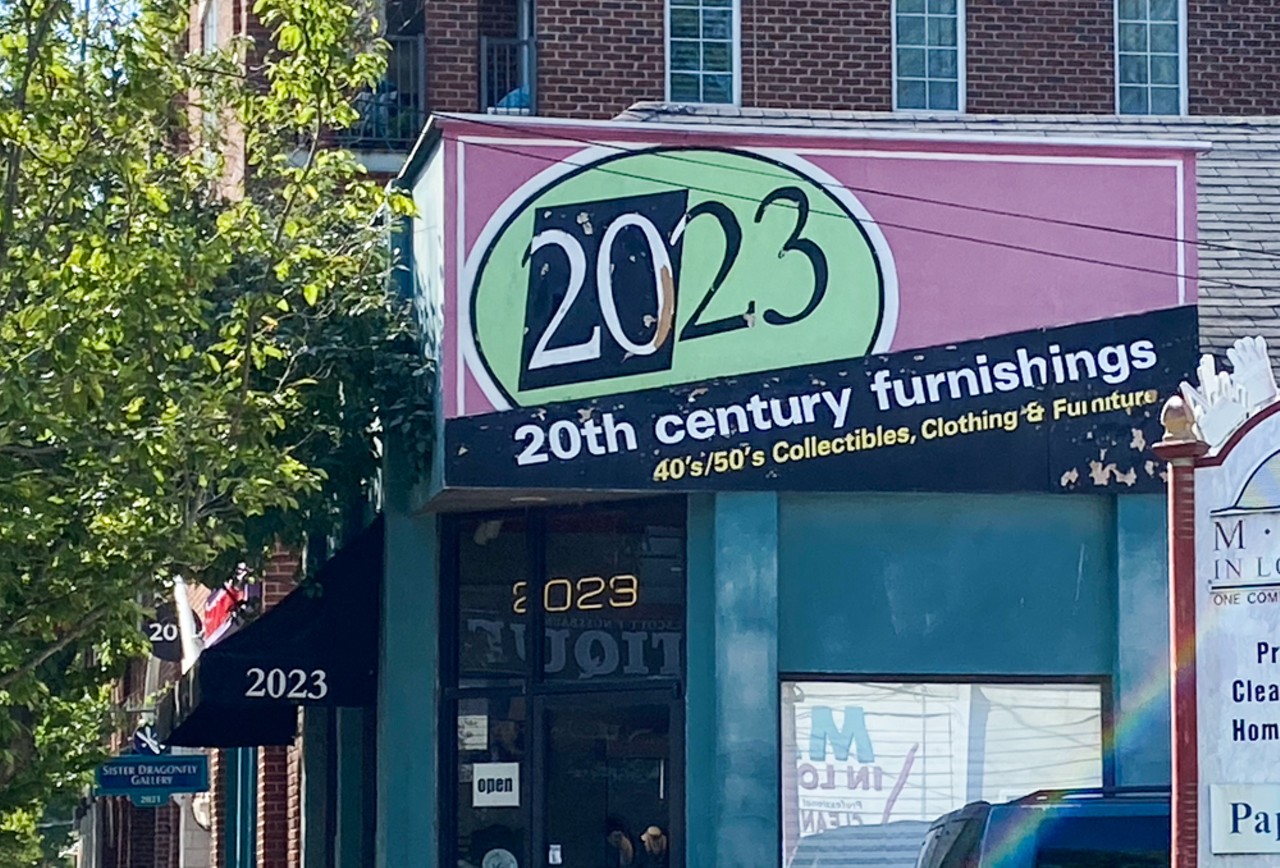  2023 20th Century Furnishings 
2023 Frankfort Avenue
This store has been around since 1996, but its wares go back even further. Owner Judy Champion (whom LEO interviewed in 2007) sells mid-century modern furniture, costume jewelry, and vintage clothing and accessories.
Photo by Carolyn Brown