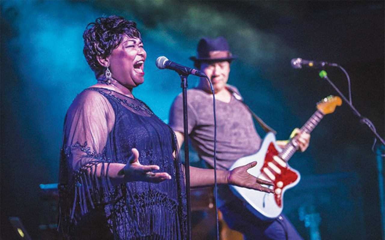 The Hazel Miller Band played at a previous Garvin Gate Blues Festival.