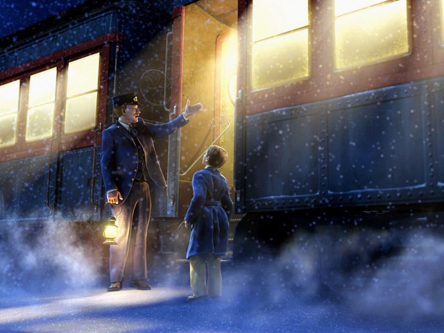 The Polar Express has arrived at Louisville's Southwest library.