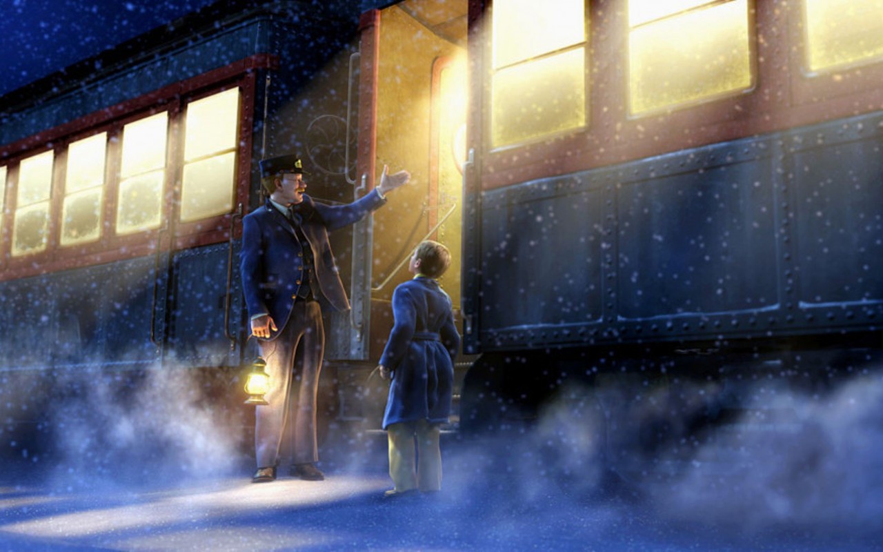 The Polar Express has arrived at Louisville's Southwest library.