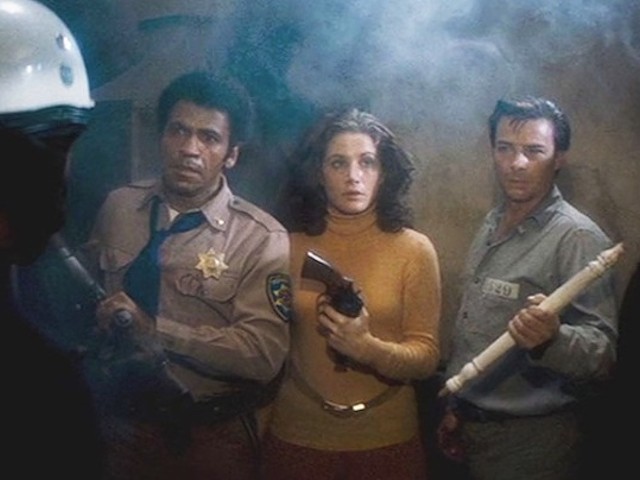 Screenshot from the 1976 film "Assault on Precinct 13."