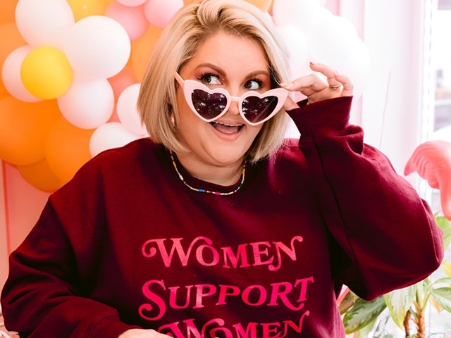 Louisvillian Amanda Dare is the owner of Nulu's feminist gift shop, Woman Owned Wallet (W.O.W.). She's also owns a record number of cute heart-shaped sunglasses. (As she should.)
