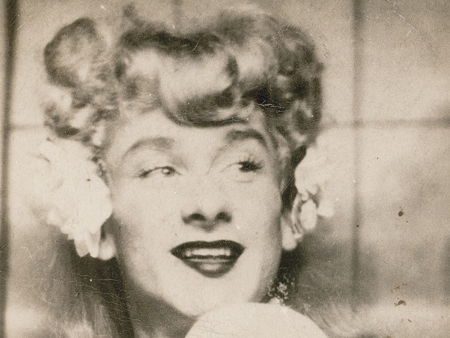 Henry Faulkner in drag, c. 1940s. Image courtesy of the Faulkner-Morgan Pagan Babies Archive.
