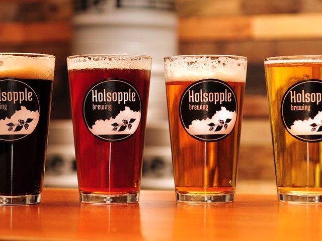 A review of the first batch of beers at Holsopple Brewing
