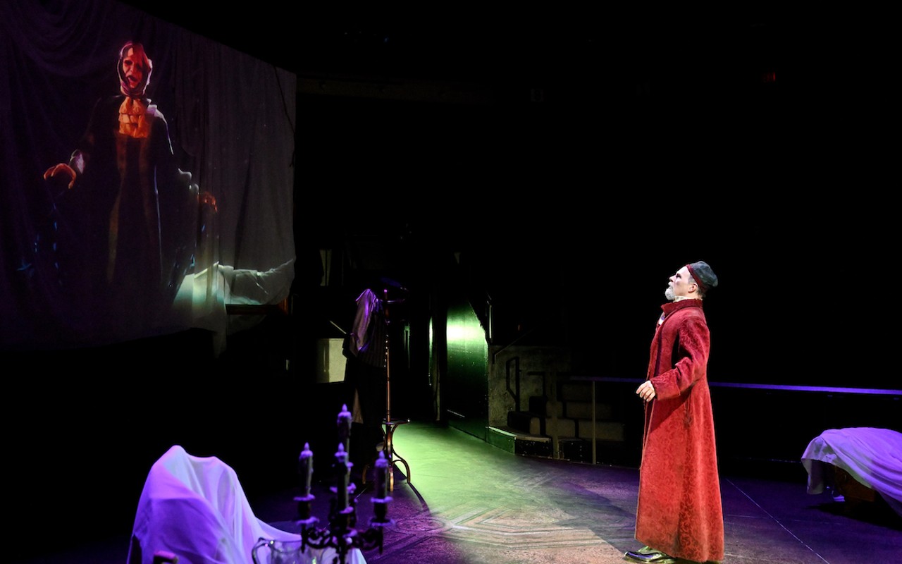 This mixed reality experience combines a live, Dickensian recital with motion-capture technology in a haunted dreamscape filled with phantoms, spirits and specters. A CHRISTMAS CAROL: GHOST STORY is adapted and directed by Robert Barry Fleming.