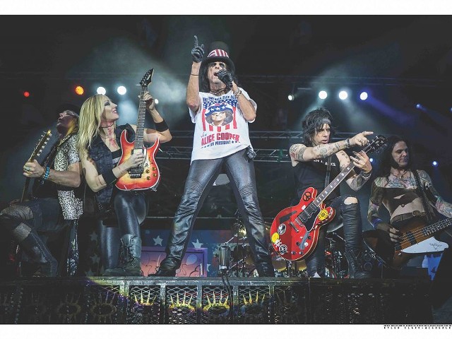 Alice Cooper will bring his rock show to Louisville in May.