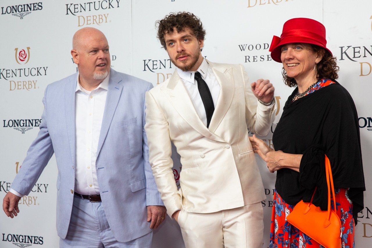 Jack Harlow and his parents, Brian and Maggie Harlow