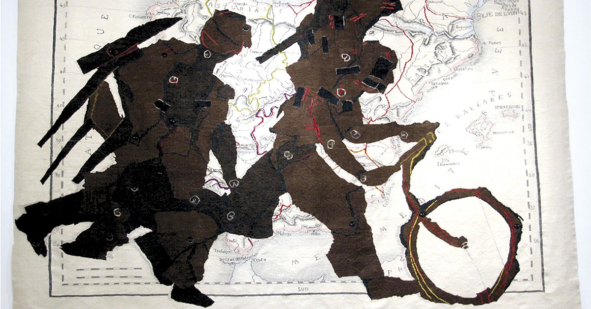 'Porter with Biycle: Espagne et Portugal, Porter Series' by William Kentridge