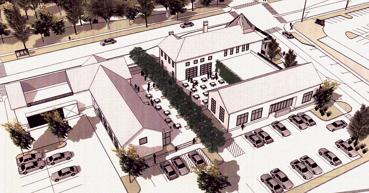 Rendering of redevelopment plans for Colonial Gardens