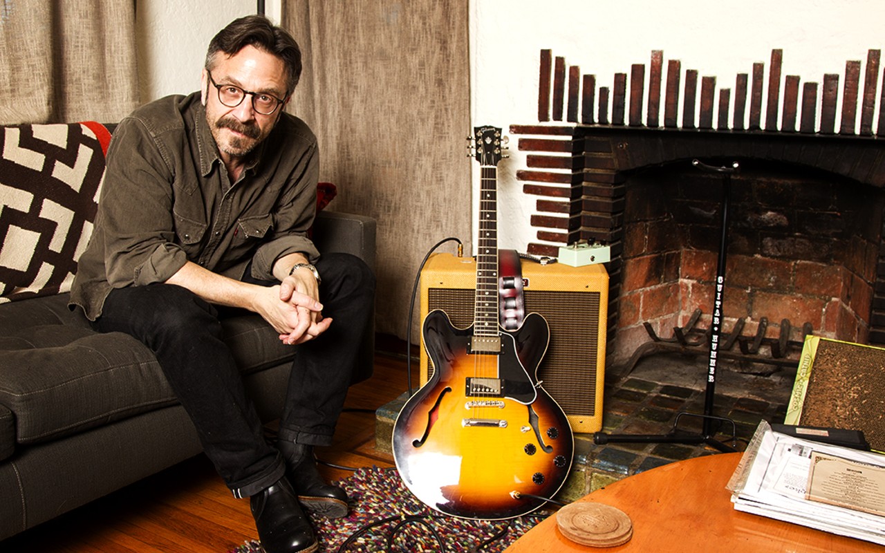 Marc Maron's Saturday night comedy set hit the right notes from Bleak To Dark.