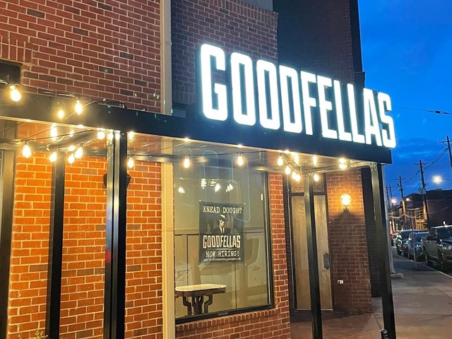 Goodfella's Pizzeria has opened across the street from where it was originally supposed to go.