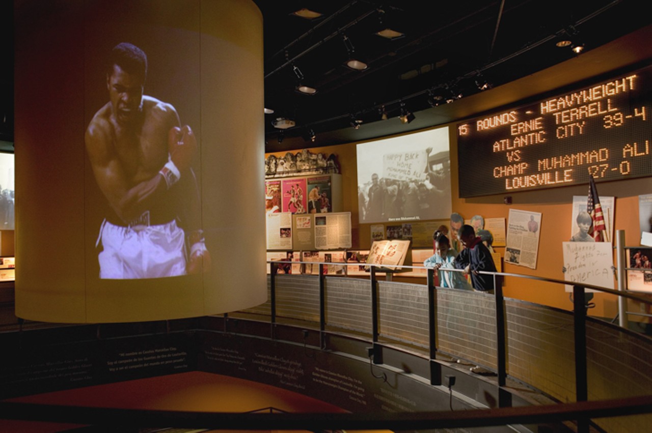 The Muhammad Ali Center 
144 N. Sixth St.
Given how much we pride ourselves on being the hometown of the G.O.A.T., it&#146;s only right that you should take an out-of-towner to the museum that celebrates his legacy.
Photo via Louisville Tourism