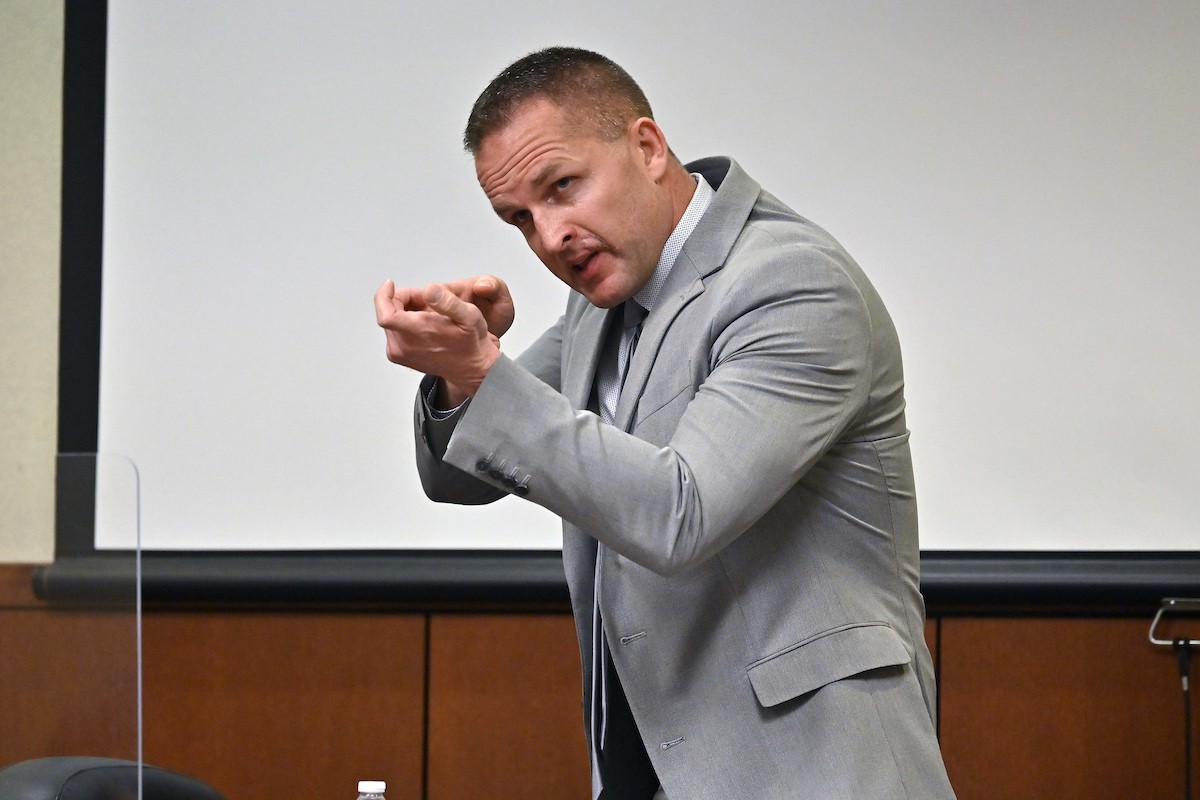 Former Louisville Police officer Brett Hankison describes what he saw in the apartment of Breonna Taylor during testimony Wednesday, March 2.