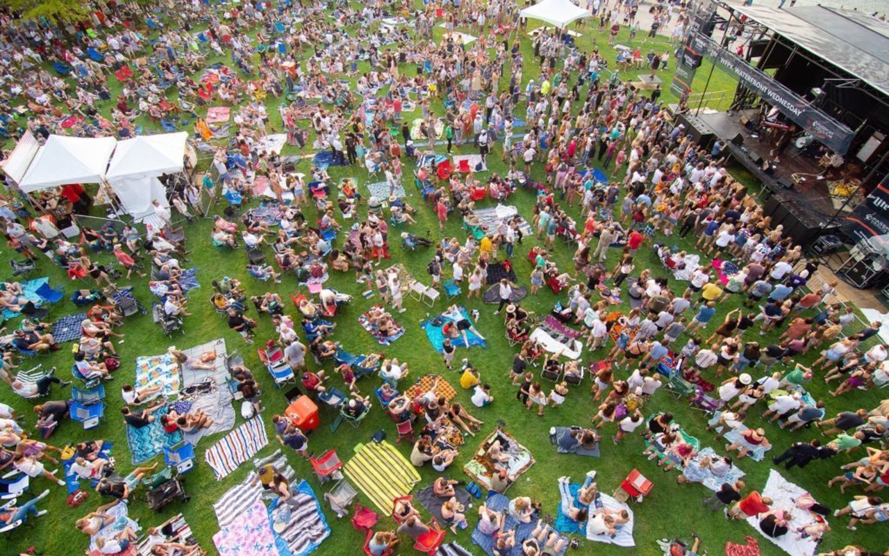 Waterfront Wednesday on July 14, 2021, the first installment after the pandemic canceled the 2020 season.