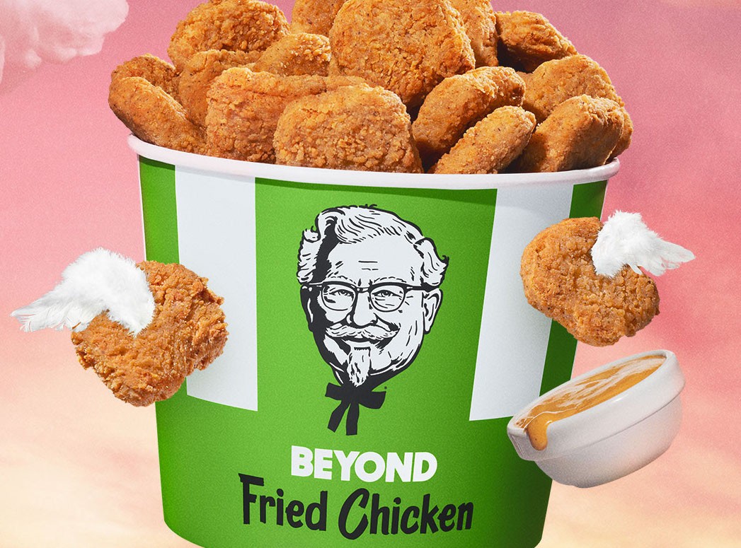 KFC's Beyond chicken will be available while supplies last.