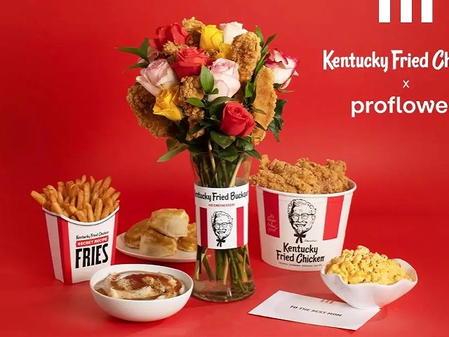 The Kentucky Fried Buckquet. Photo via KFC.