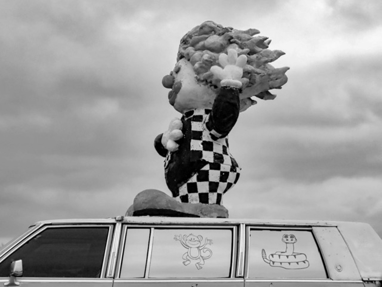 Black and White Photography Third Place
Clowns On The Waterson By Katie Hughbanks
