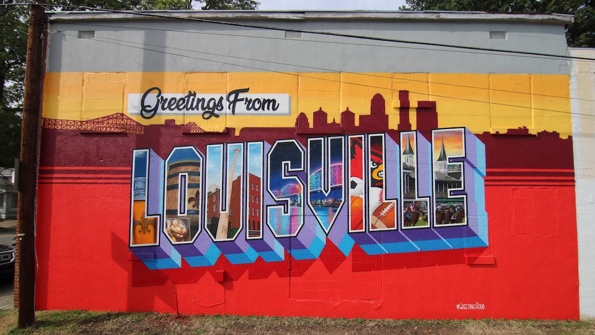 A mural Often Seen Rarely Spoken created in collaboration with Greetings Tour.