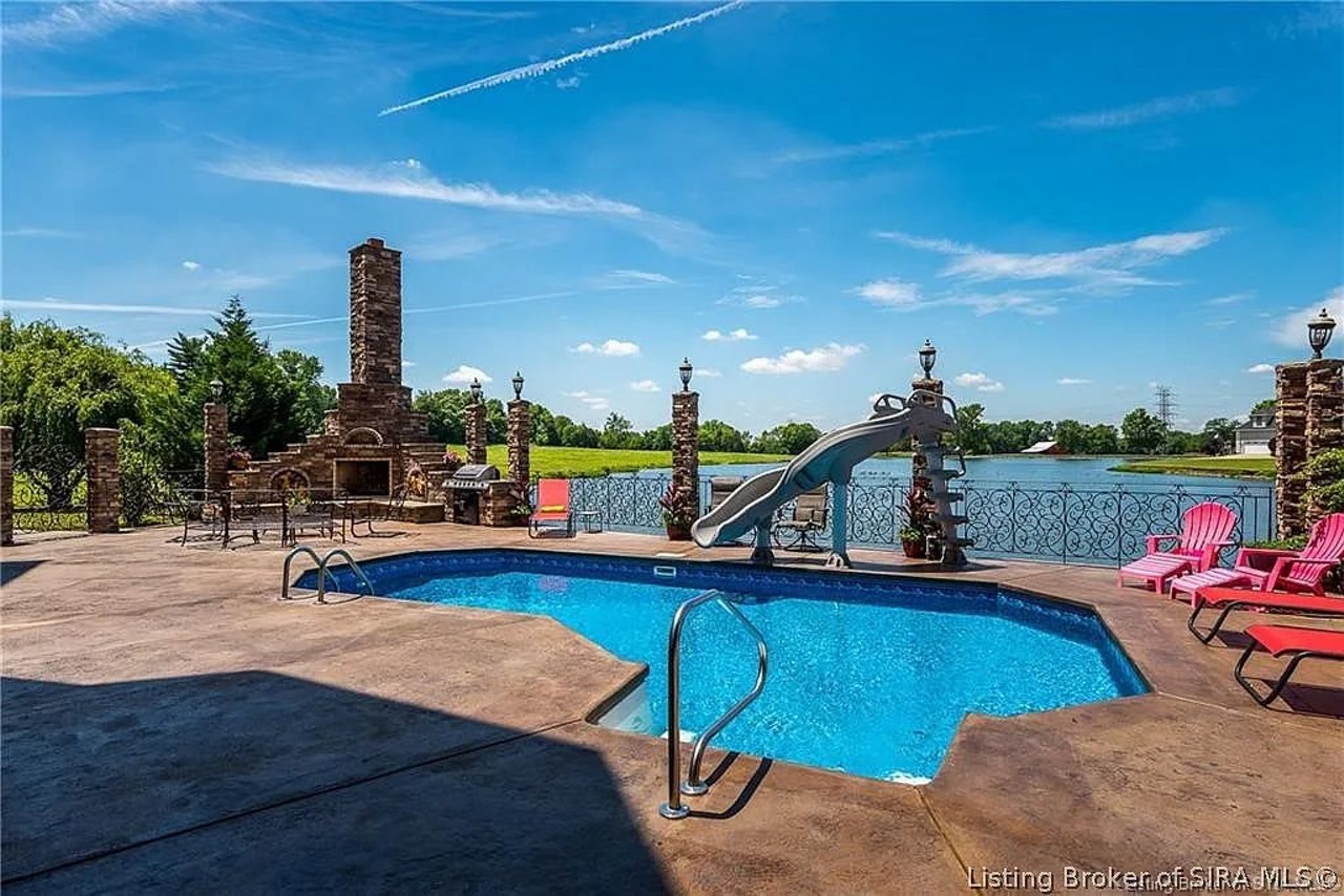 PHOTOS: A Fairytale Castle With A New Price, Pool, Patios And Gorgeous Sunset Views Near Louisville