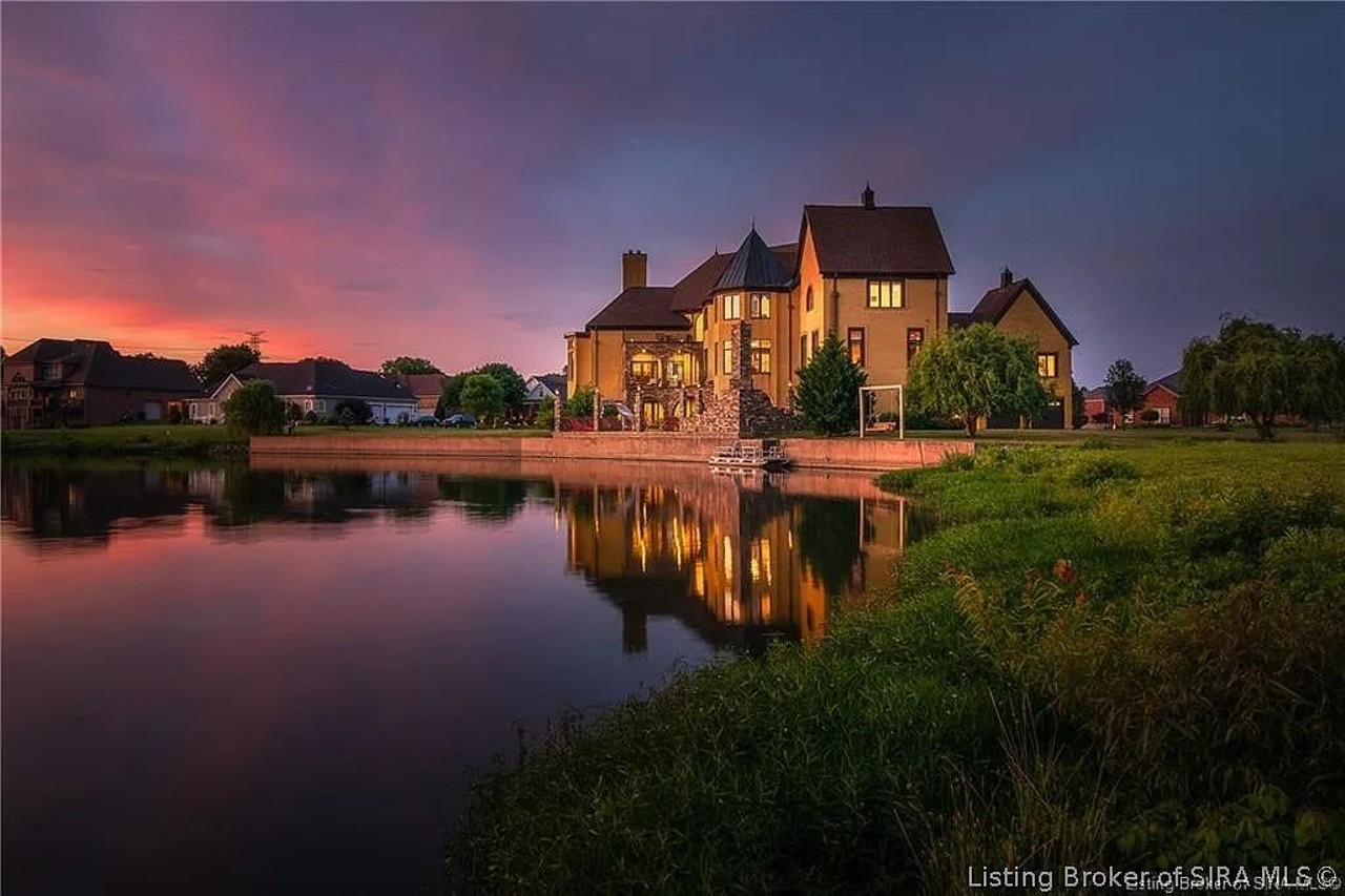 PHOTOS: A Fairytale Castle With A New Price, Pool, Patios And Gorgeous Sunset Views Near Louisville