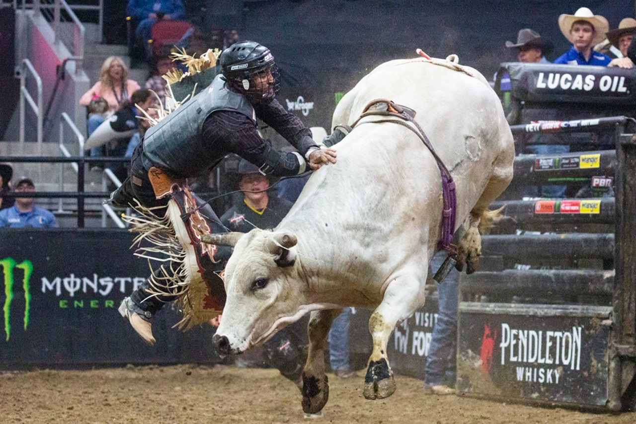 PHOTOS: All The Bucking And Bull Riding We Saw At PBR’s 2024 Unleash The Beast Tour