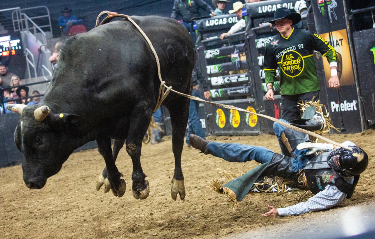 PHOTOS: All The Bucking And Bull Riding We Saw At PBR’s 2024 Unleash The Beast Tour