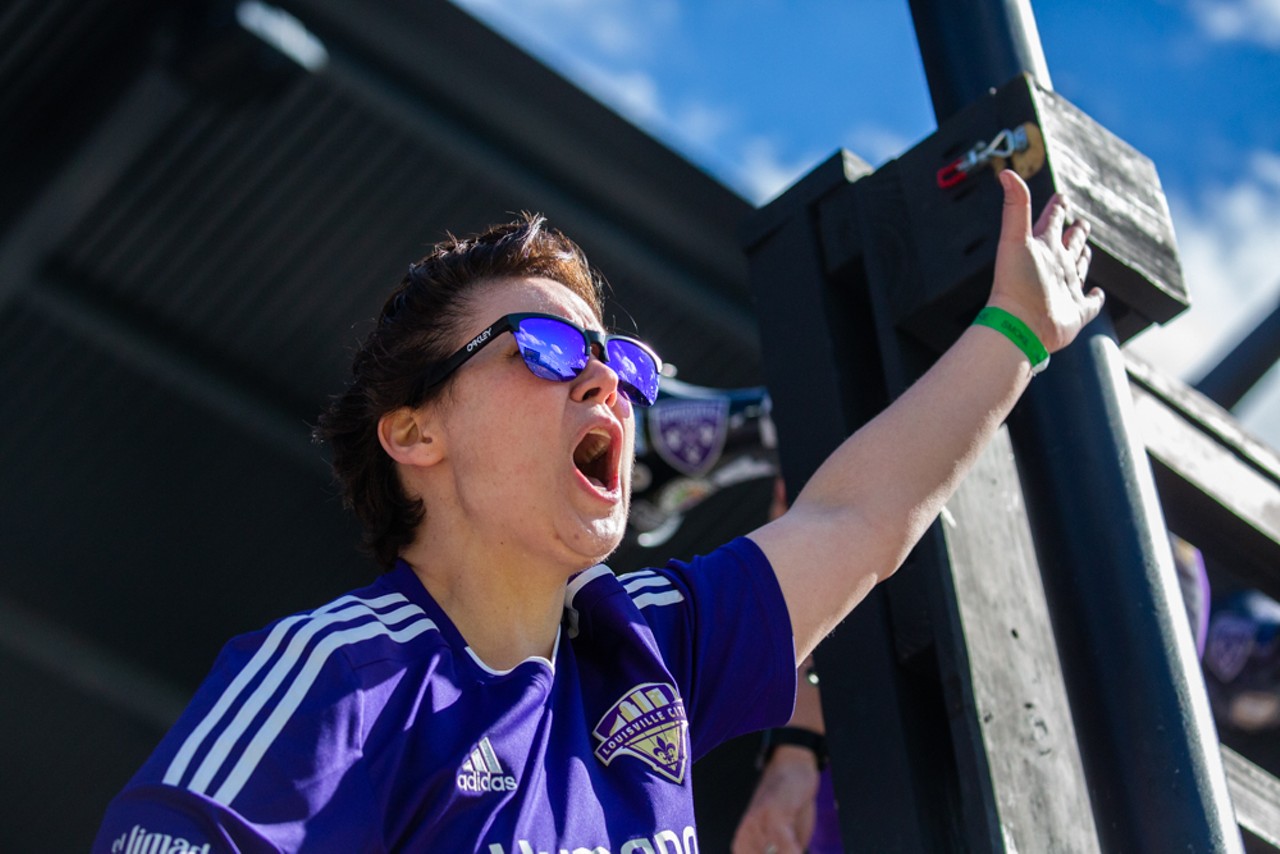 PHOTOS: Despite Record-High Home Opener Crowd, LouCity Suffers First Loss Of 2023