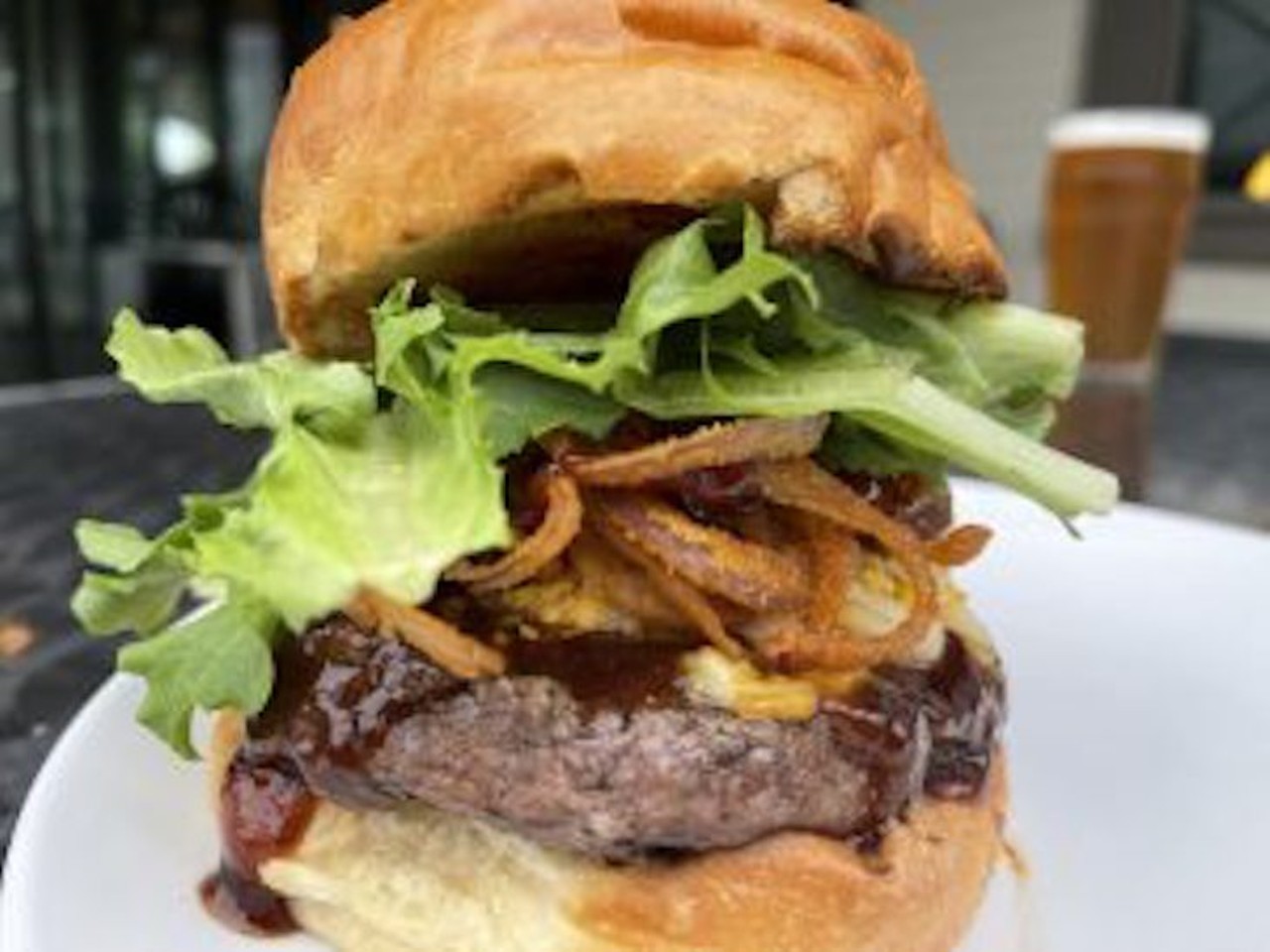 Bristol is offering different burgers at different locations. At their East location you&#146;ll find the Cajun Jalapeno Burger; at Highlands you&#146;ll find the Optimus Prime Rib Burger and the Going Hogging Burger; and Downtown you can get the Bourbon BBQ Burger or the Smoked Cheddar Bacon Burger.