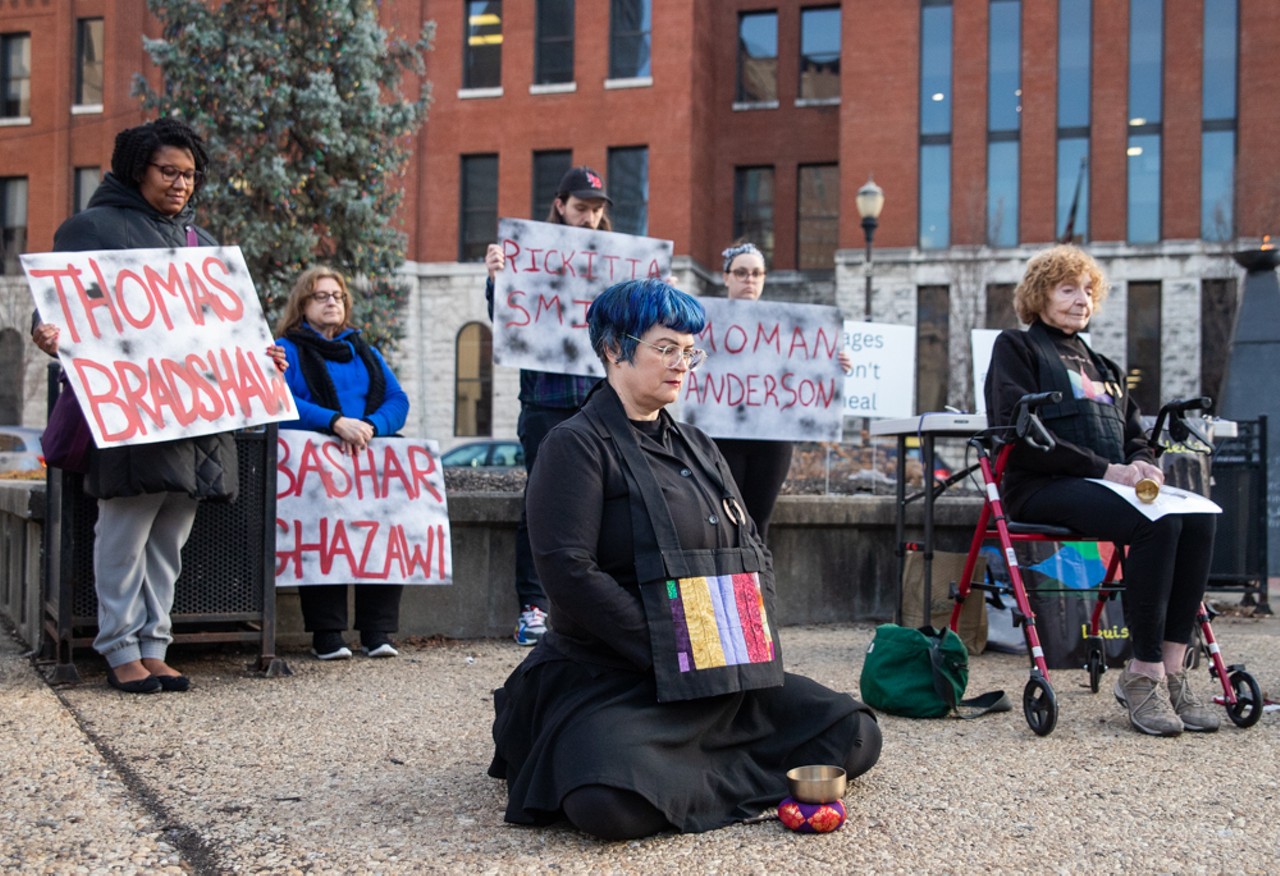 PHOTOS: Protesters Hold Vigil Outside LMDC To Mourn Recent Jail Deaths, Call For Reforms