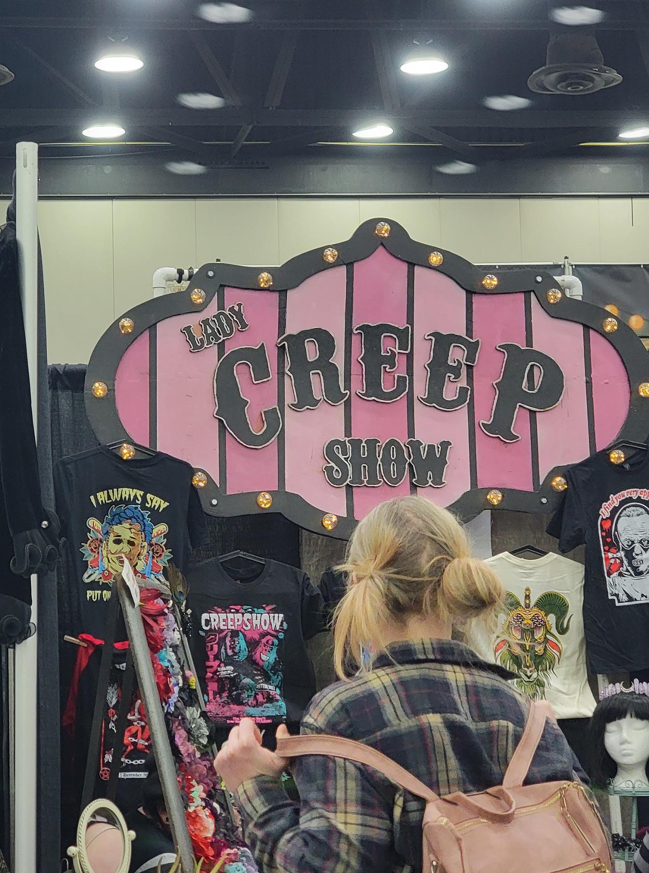 Creep Show Booth at Oddities and Curiosities expo