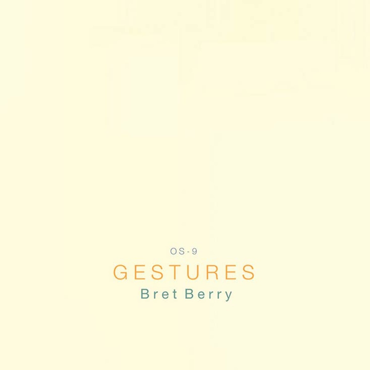 Record Review: Bret Berry &#150; 'Gestures'