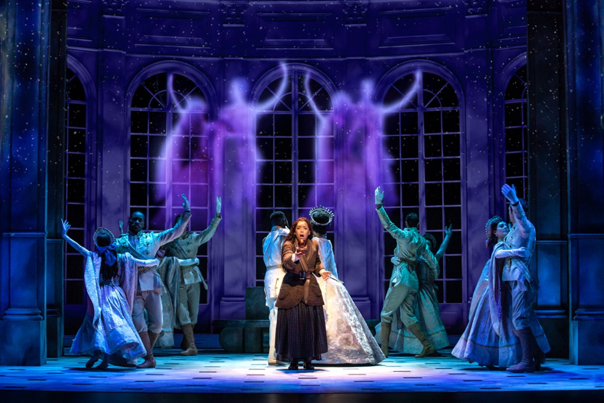 Kyla Stone (Anya) and The Company of The North American Tour of "Anastasia."  |  Photo by Jeremy Daniel.