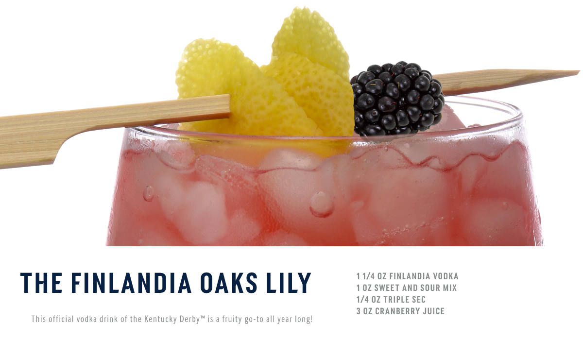 SPONSORED: You Can Still Celebrate with a Finlandia Oaks Lily Cocktail this First Weekend in May