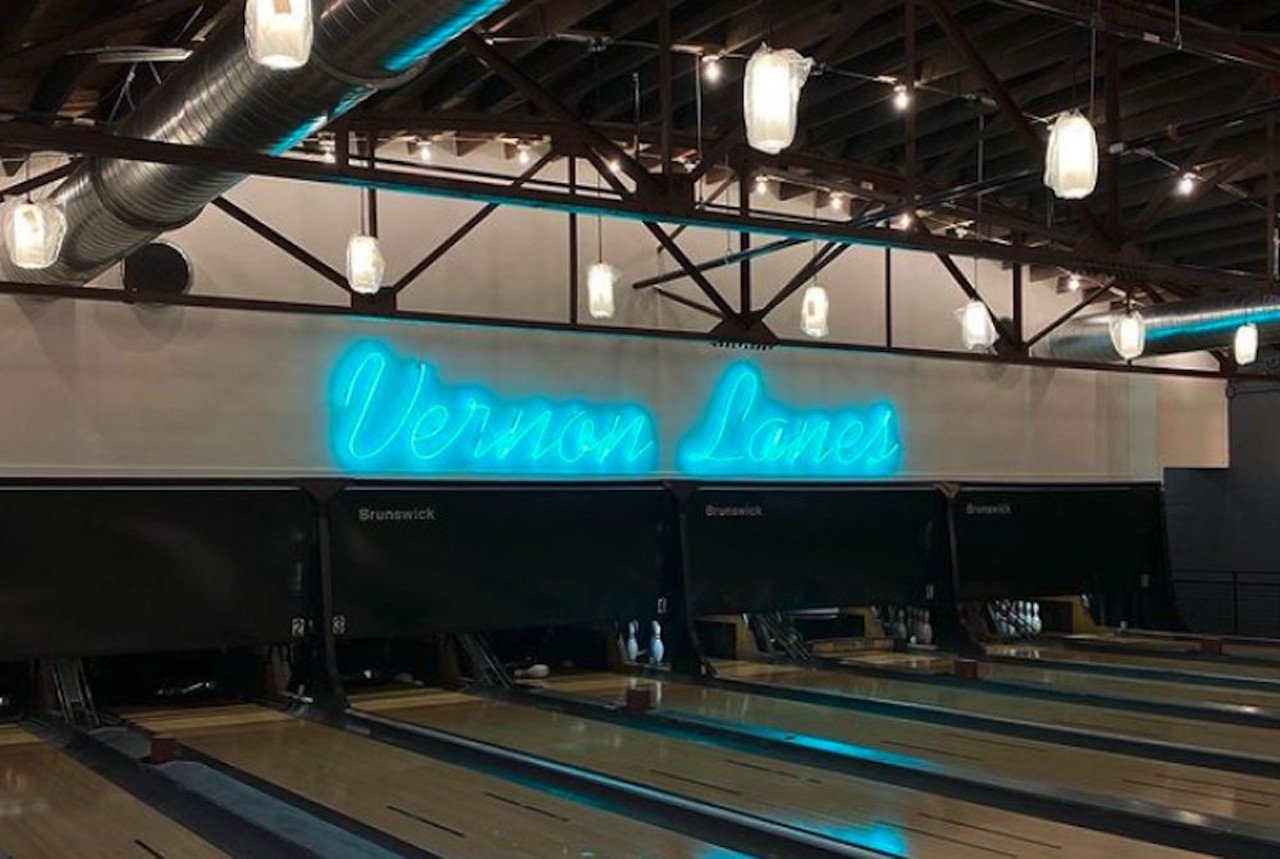 Vernon Lanes
1575 Story Avenue 
This celebrated bowling alley in Butchertown reopened earlier this spring after a multi-year closure, just in time for Jack Harlow to celebrate his birthday there not long after. Their menu includes flatbreads, salads, bar appetizers, sandwiches, desserts and more.
Photo via instagram.com/vernonlanes