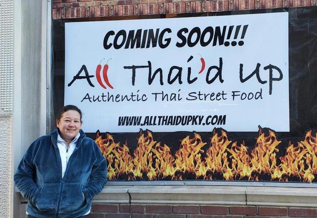 All Thai&#146;d Up
211 S. Fifth St.
Kathy Aphaivongs-Harrod had owned and operated the All Thai&#146;d Up food truck for years before she opened the brick-and-mortar location this March. The restaurant serves noodle dishes, curries, papaya salad, boba teas, and more.
Photo via facebook.com/AllThaidUpKY