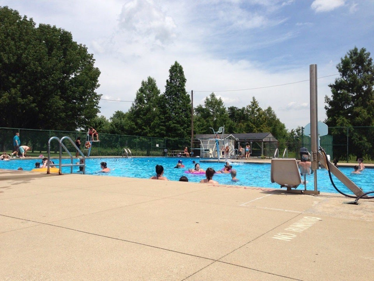 Sun Valley Pool 
6505 Bethany Ln 
Located in Valley Station, general admission is around $2-3 per person to visit this community pool.