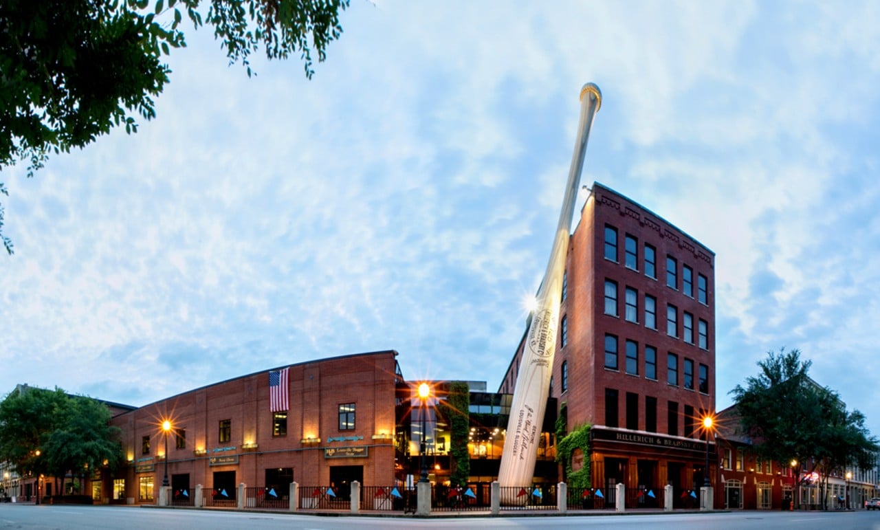  Louisville Slugger Museum & Factory 
800 West Main Street 
You can&#146;t miss the larger-than-life baseball bat that tourists and staycationers always love to see and take photos of. But the factory tour, which shows you how bats are made, is also a home run.
Photo via Louisville Tourism