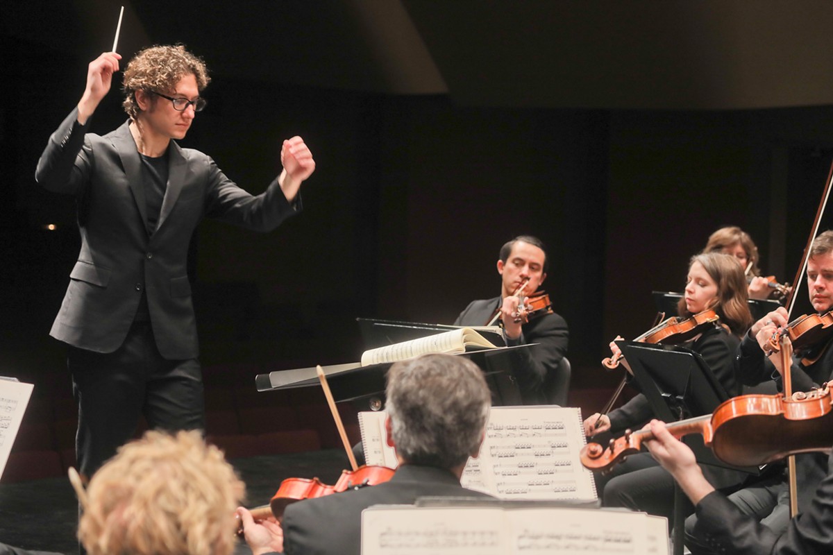 The Louisville Orchestra, led by music director Teddy Abrams.