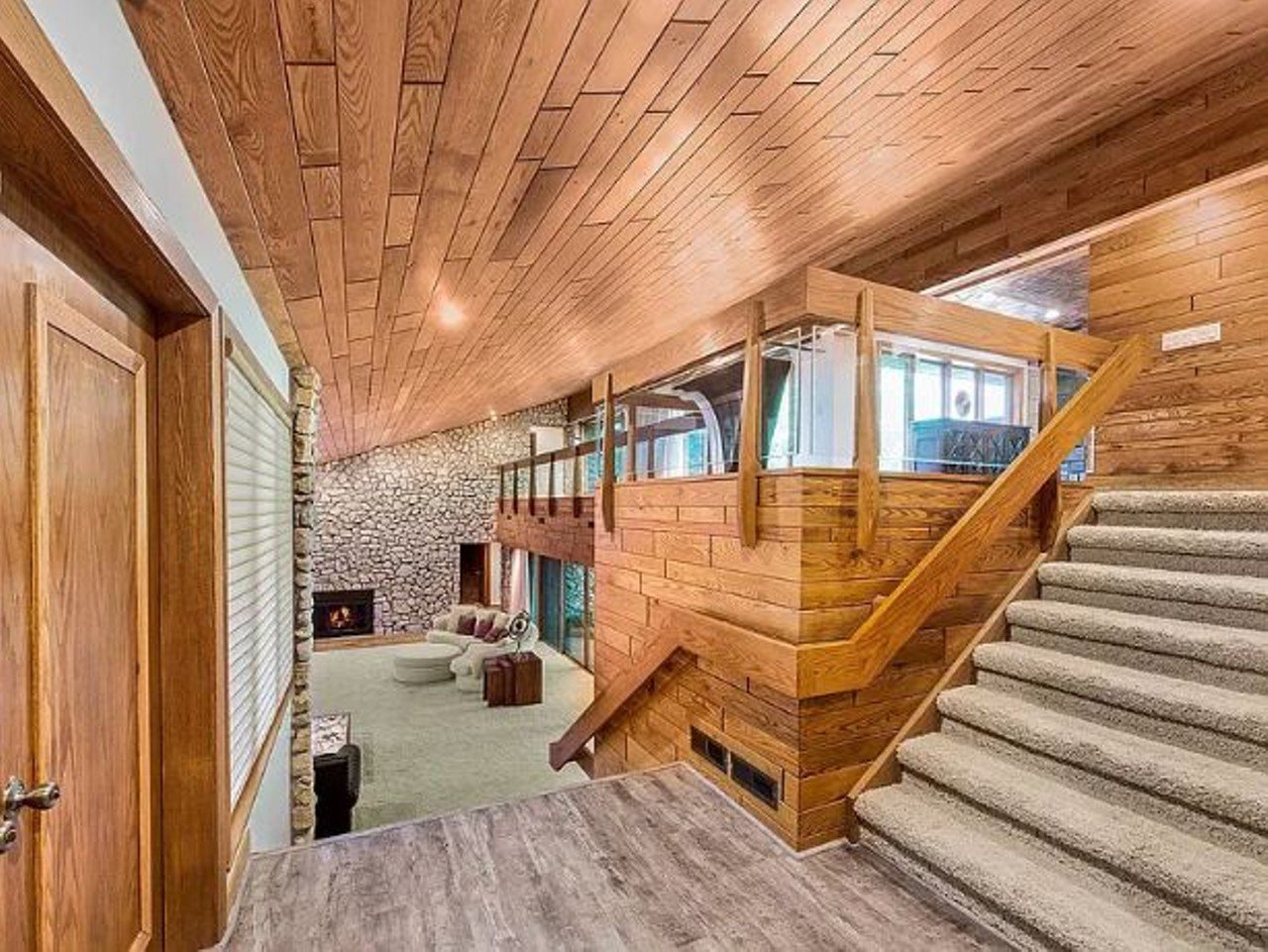 This Northern Indiana Home Has A Sauna, Mid-Century Charm, And A Cave