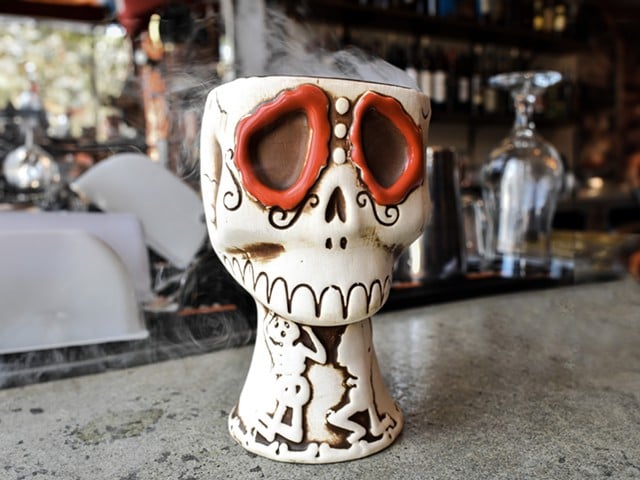 This Smoking Skull-Shaped Drink Is Louisville's Spooky Season Must-Try